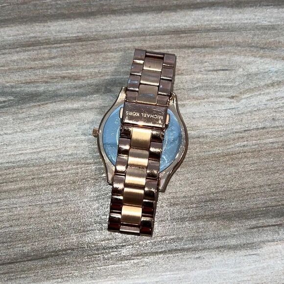 Michael Kors slim runway watch women’s rose gold MK3197 classiccore preppy - Picture 3 of 7